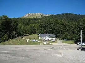 The summit of the Col de Mente in Boutx