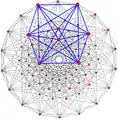 3{3}3{4}2, or , has 72 vertices, 216 3-edges, and 54 vertices, with one face highlighted blue.