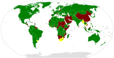 Membership of the Convention on the Political Rights of Women