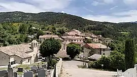 General view of Cornillon-sur-l'Oule