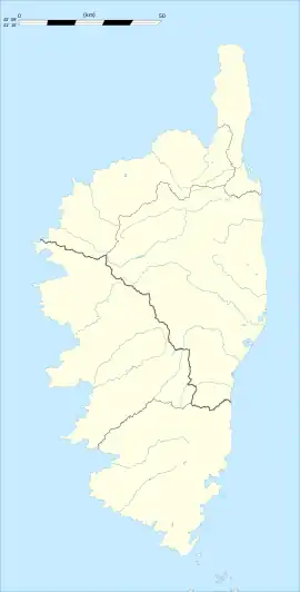 Cervione is located in Corsica