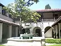 The historic Temple Mansion and gardens at the Workman and Temple Family Homestead Museum in City of Industry