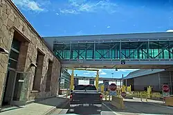 Coutts border crossing, into the US