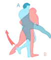 Using a hook kick