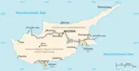 Map of Cyprus