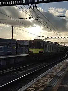 DART at Dublin Connolly station in 2023