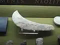 Sickle made of flint, Egypt, Naqada period, end of the fourth millennium&nbsp;BCE, Dagon Museum, Haifa