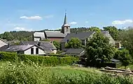 Deigné, church (l'église Saint-Joseph) in the village