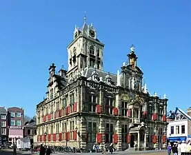 Mannerism - City Hall, Delft, The Netherlands, by Hendrick de Keyser, 1618–1620