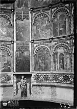 A reredos, Old Cathedral, photo dated 1880–1926. Memòria Digital de Catalunya.