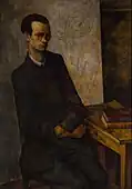 The Mathematician, 1919, 115.5 × 80.5&nbsp;cm. Museo Dolores Olmedo