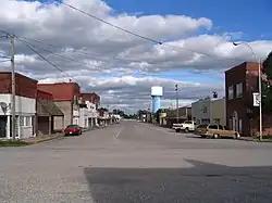 Downtown Commerce, looking eastward down Main&nbsp;Street