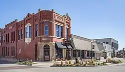 Maples Block in downtown Kaufman, Texas (2022)