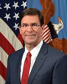 Former U.S. Secretary of Defense Mark Esper; Trachtenberg School, '08