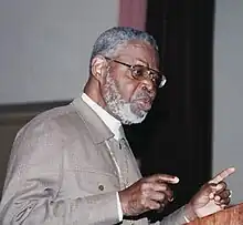 Ben-Jochannan lecturing in Brooklyn, c. 1990s