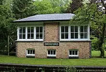 Brick signal box