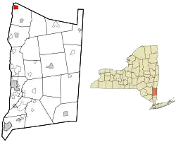 Location of Tivoli, New York