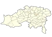 Location of Batna, Algeria within Batna Province
