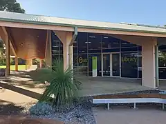 This is an image of the entrance to the Bunbury campus library.