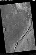 Ridge, as seen by HiRISE under HiWish program.  This ridge may be an esker.