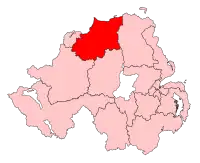 A fairly large constituency, located in the north of the country.