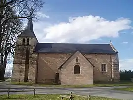 The church of Saint-Pierre and Saint-Paul, in Gioux