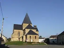 The church in Écordal