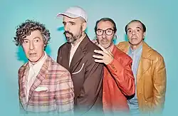 Left to right: Roberto Musso, Santiago Marrero, Álvaro Pintos, Gustavo Antuña