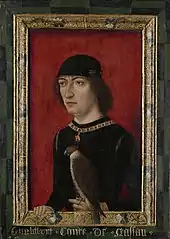 Count Engelbert&nbsp;II the Illustrious of Nassau-Breda (1451–1504). Portrait by the Master of Portraits of Princes, 1487. Rijksmuseum, Amsterdam.