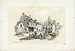 Cierp by Eugène de Malbos near 1840