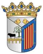 Heraldic representation of the municipal coat of arms
