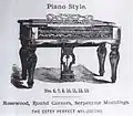 Piano style melodeon (1867)
