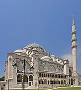 View of the mosque's exterior (northeast side)