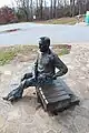 F.D. Roosevelt's statue at Dowdell's Knob.