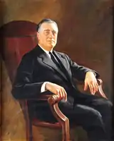 US president Franklin D. Roosevelt (AB, 1903)