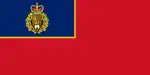 Corps ensign of the RCMP.mw-parser-output cite.citation{font-style:inherit;word-wrap:break-word}.mw-parser-output .citation q{quotes:"\"""\"""'""'"}.mw-parser-output .citation:target{background-color:rgba(0,127,255,0.133)}.mw-parser-output .id-lock-free.id-lock-free a{background:url("//upload.wikimedia.org/wikipedia/commons/6/65/Lock-green.svg")right 0.1em center/9px no-repeat}body:not(.skin-timeless):not(.skin-minerva) .mw-parser-output .id-lock-free a{background-size:contain}.mw-parser-output .id-lock-limited.id-lock-limited a,.mw-parser-output .id-lock-registration.id-lock-registration a{background:url("//upload.wikimedia.org/wikipedia/commons/d/d6/Lock-gray-alt-2.svg")right 0.1em center/9px no-repeat}body:not(.skin-timeless):not(.skin-minerva) .mw-parser-output .id-lock-limited a,body:not(.skin-timeless):not(.skin-minerva) .mw-parser-output .id-lock-registration a{background-size:contain}.mw-parser-output .id-lock-subscription.id-lock-subscription a{background:url("//upload.wikimedia.org/wikipedia/commons/a/aa/Lock-red-alt-2.svg")right 0.1em center/9px no-repeat}body:not(.skin-timeless):not(.skin-minerva) .mw-parser-output .id-lock-subscription a{background-size:contain}.mw-parser-output .cs1-ws-icon a{background:url("//upload.wikimedia.org/wikipedia/commons/4/4c/Wikisource-logo.svg")right 0.1em center/12px no-repeat}body:not(.skin-timeless):not(.skin-minerva) .mw-parser-output .cs1-ws-icon a{background-size:contain}.mw-parser-output .cs1-code{color:inherit;background:inherit;border:none;padding:inherit}.mw-parser-output .cs1-hidden-error{display:none;color:#d33}.mw-parser-output .cs1-visible-error{color:#d33}.mw-parser-output .cs1-maint{display:none;color:#2C882D;margin-left:0.3em}.mw-parser-output .cs1-format{font-size:95%}.mw-parser-output .cs1-kern-left{padding-left:0.2em}.mw-parser-output .cs1-kern-right{padding-right:0.2em}.mw-parser-output .citation .mw-selflink{font-weight:inherit}html.skin-theme-clientpref-night .mw-parser-output .cs1-maint{color:#18911F}html.skin-theme-clientpref-night .mw-parser-output .cs1-visible-error,html.skin-theme-clientpref-night .mw-parser-output .cs1-hidden-error{color:#f8a397}@media(prefers-color-scheme:dark){html.skin-theme-clientpref-os .mw-parser-output .cs1-visible-error,html.skin-theme-clientpref-os .mw-parser-output .cs1-hidden-error{color:#f8a397}html.skin-theme-clientpref-os .mw-parser-output .cs1-maint{color:#18911F}}"Grant of Flags and Badges". Public Register of Arms, Flags and Badges of Canada. Official website of the Governor General. Retrieved November 8, 2021.
