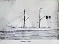 Mexican Navy gunboat Libertad in the 1870s