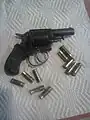 Belgian proofed .44 caliber Bulldog 140 year old revolver with newly made ammunition