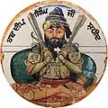 Fresco of Deep Singh from Gurdwara Baba Atal