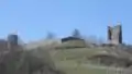 View of the castle site