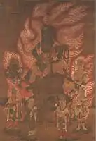 Acala with eight acolytes, Kamakura period, Nara National Museum