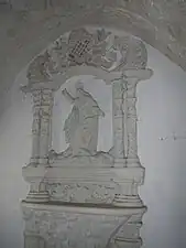 Relief found in the baptistery
