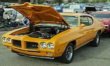 1970 GTO in Orbit Orange Similar to the one driven by Shawn Andrews (Pickford) in the film