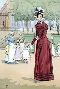 A Parisienne in the Tuileries Gardens (1819)