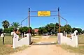 Gate of Farm Gunsteling in Namibia (2017)
