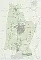 Topographic map of Bedum, June 2015