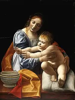 Boltraffio, Madonna and Child (Museum of Fine Arts, Budapest)