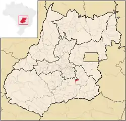Location in Goiás state
