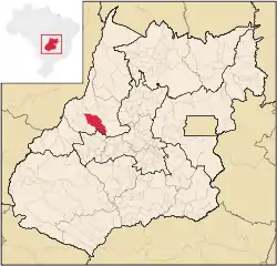 Location in Goiás state
