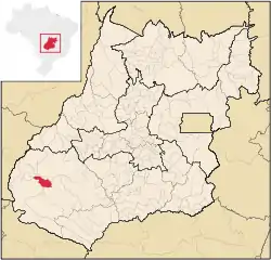 Location in Goiás state